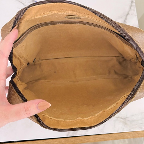 Vintage Gucci GG Plus Monogram Canvas and Leather Vanity Zipper Pouch - Picture 13 of 16